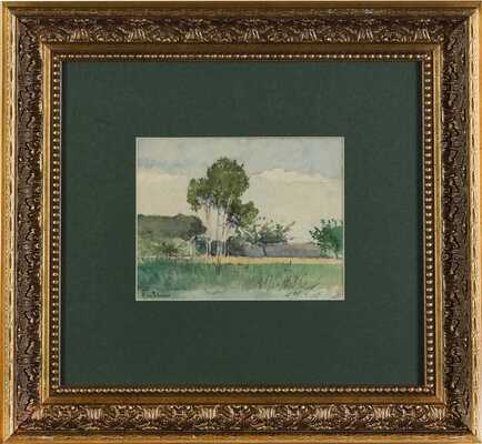 Ткаченко Михаил Степанович. Пейзаж с рекой